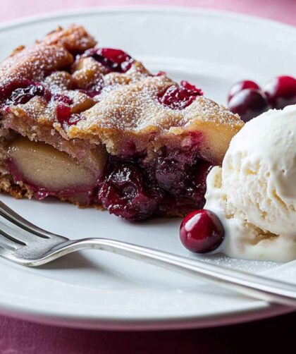 Barefoot Contessa Easy Cranberry & Apple Cake