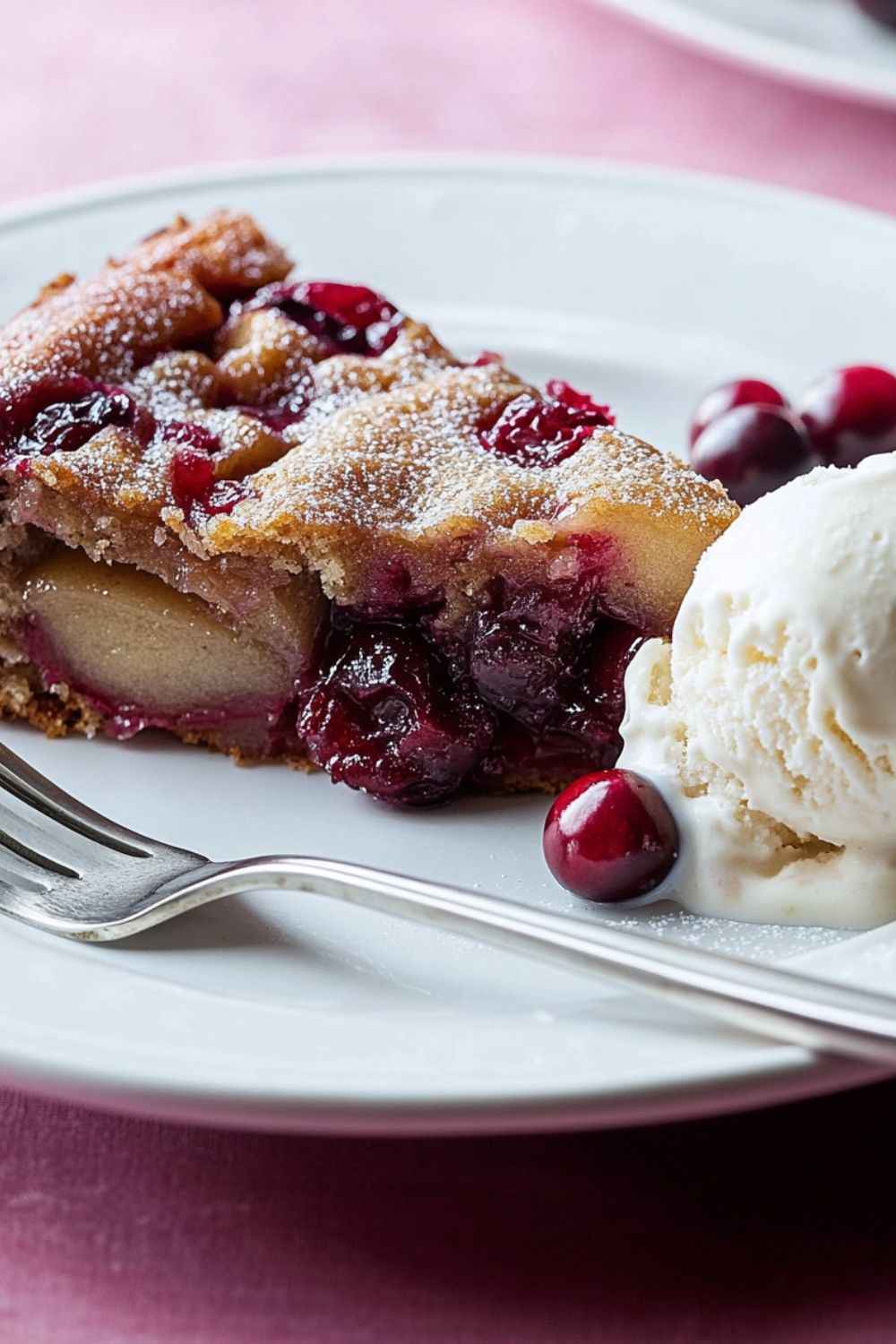 Barefoot Contessa Easy Cranberry & Apple Cake