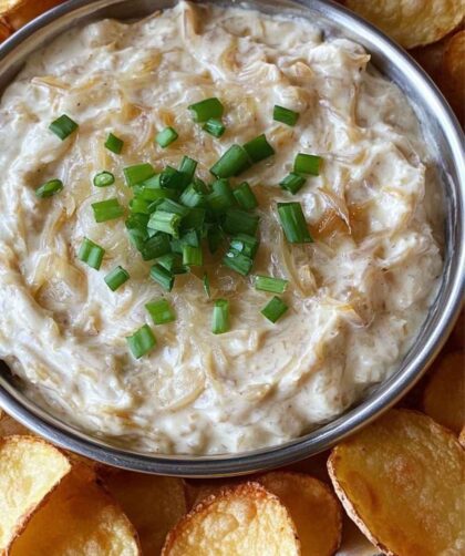 Barefoot Contessa Pan-fried Onion Dip