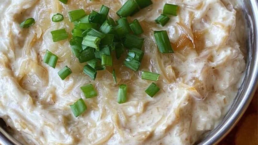 Barefoot Contessa Pan-fried Onion Dip