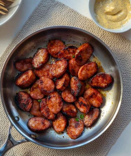 Barefoot Contessa Kielbasa With Mustard Dip