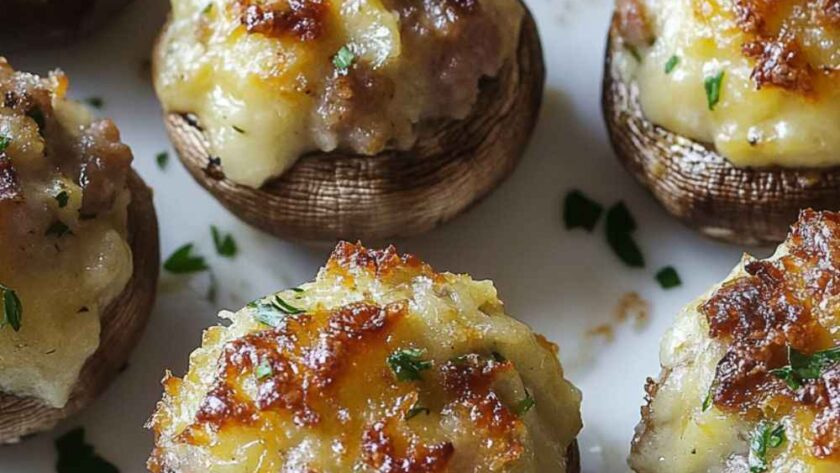 Barefoot Contessa Sausage-Stuffed Mushrooms