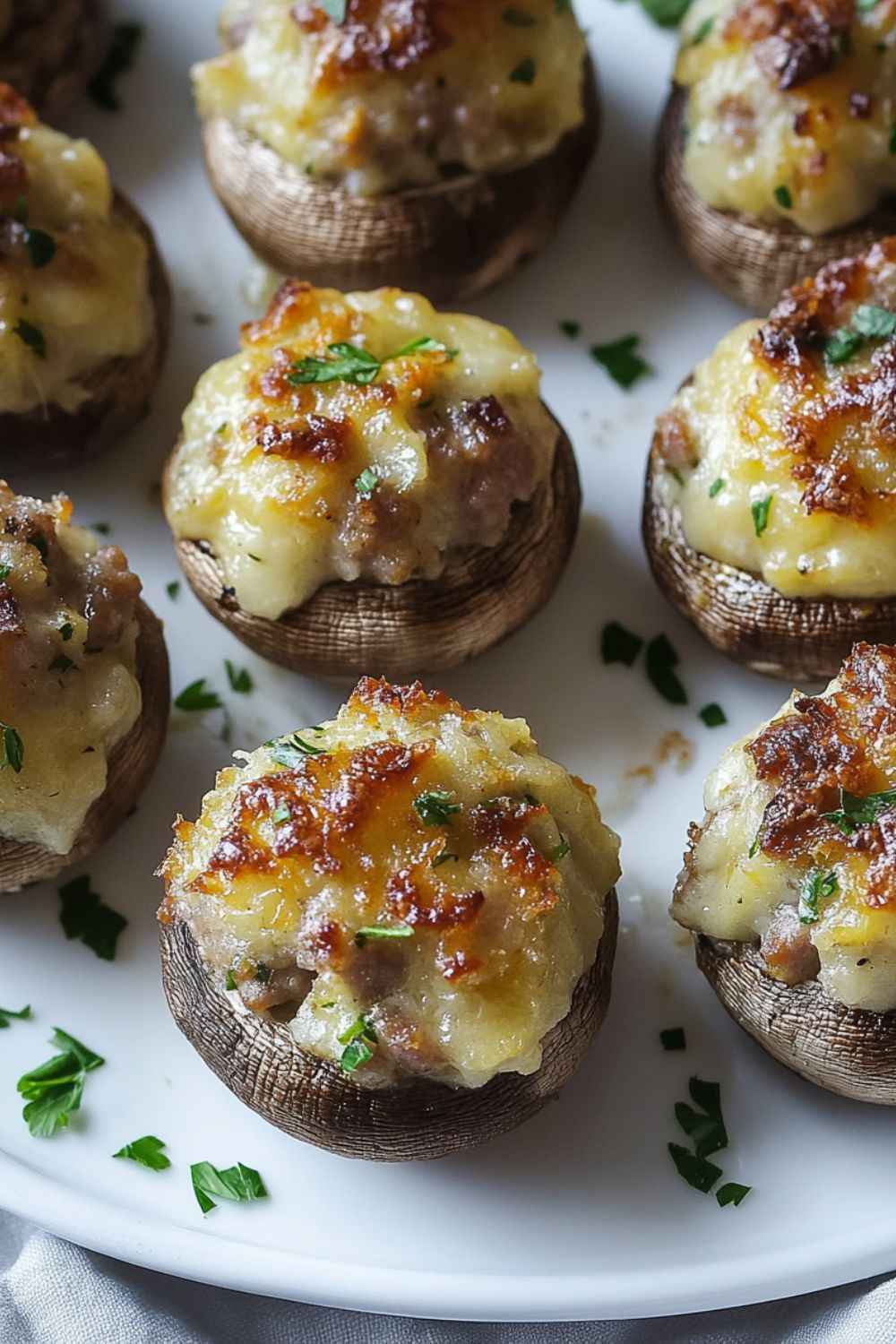 Barefoot Contessa Sausage-Stuffed Mushrooms 