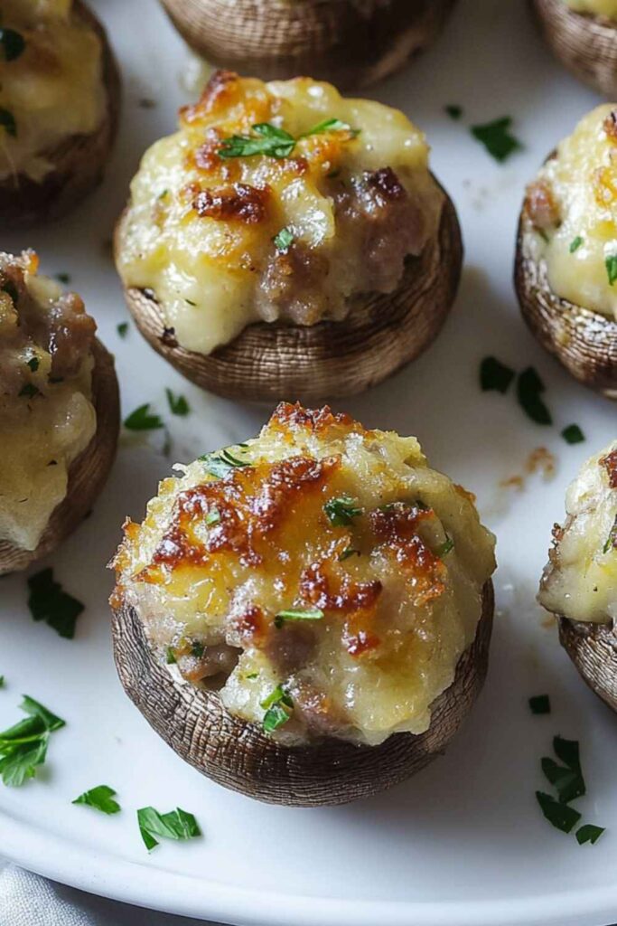 Barefoot Contessa Sausage-Stuffed Mushrooms