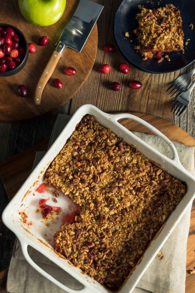Barefoot Contessa Apple Cranberry Crisp