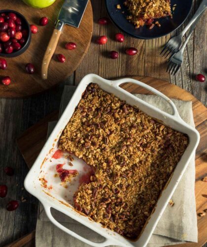 Barefoot Contessa Apple Cranberry Crisp