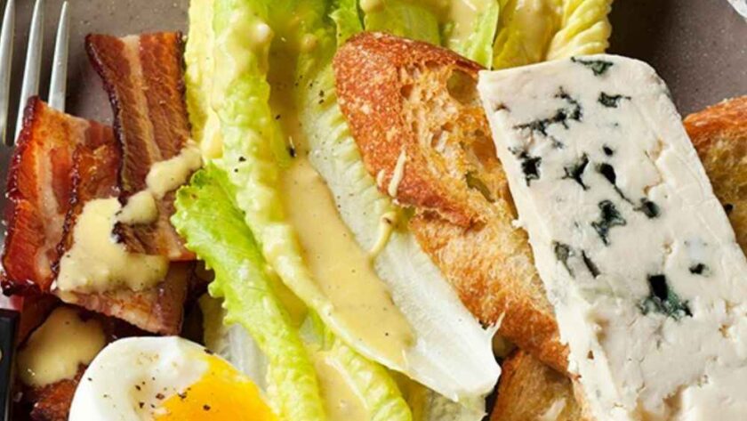 Barefoot Contessa Caesar Salad With Blue Cheese & Bacon
