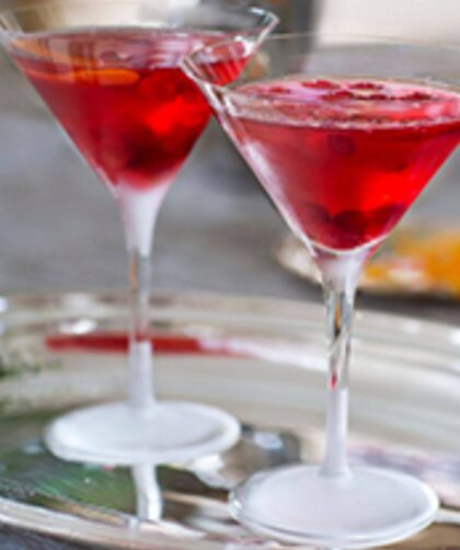 Barefoot Contessa Cranberry Martinis