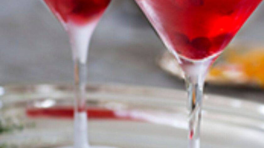 Barefoot Contessa Cranberry Martinis