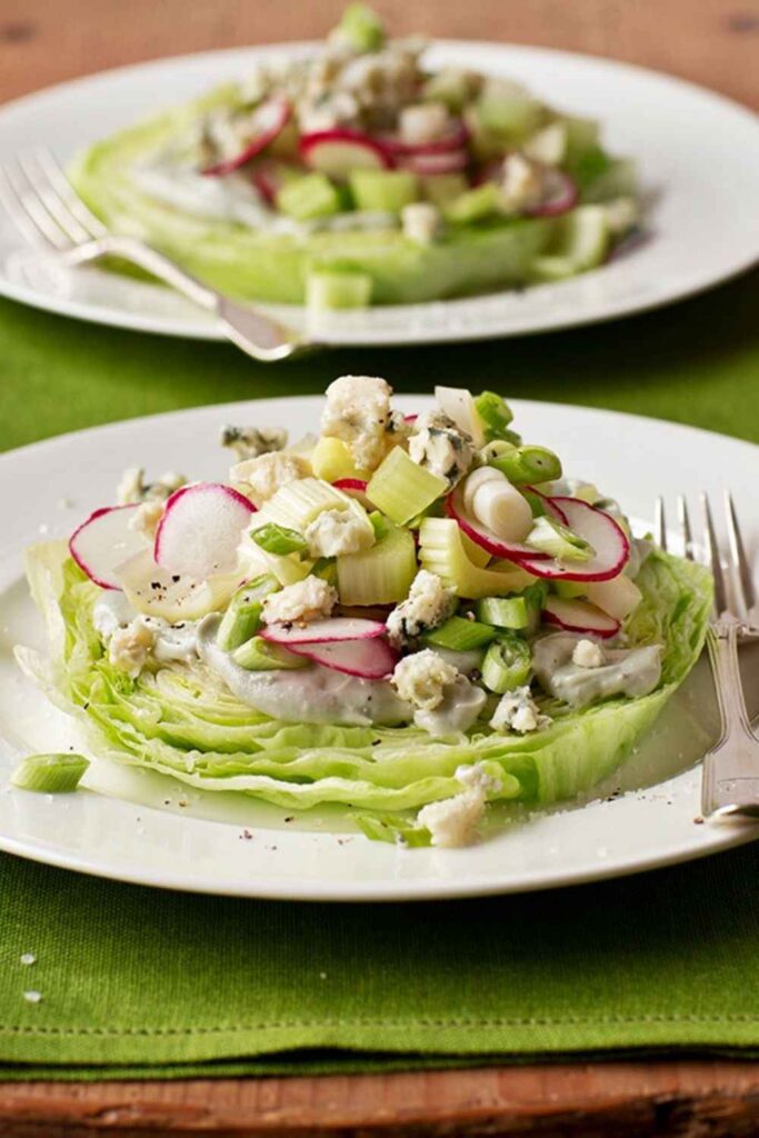 Barefoot Contessa Crunchy Iceberg Salad With Creamy Blue Cheese