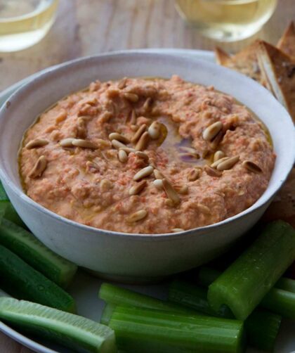 Barefoot Contessa Roasted Red Pepper Hummus