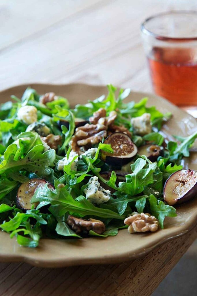 Barefoot Contessa Warm Fig & Arugula Salad