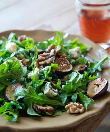 Barefoot Contessa Warm Fig & Arugula Salad