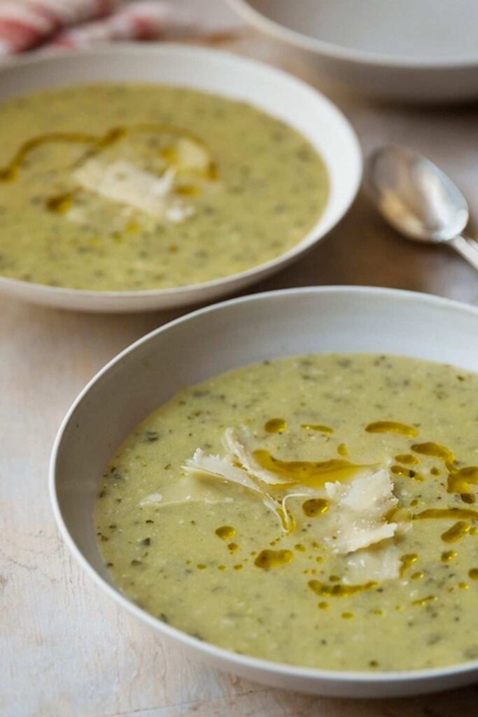 Barefoot Contessa Zucchini Basil Soup