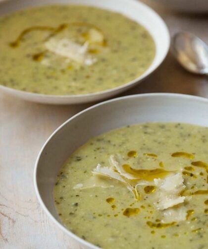 Barefoot Contessa Zucchini Basil Soup