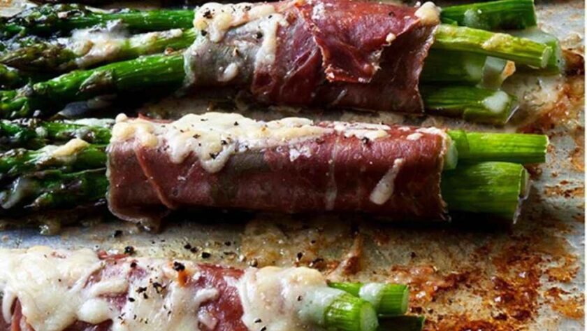 Barefoot Contessa Asparagus & Prosciutto Bundles