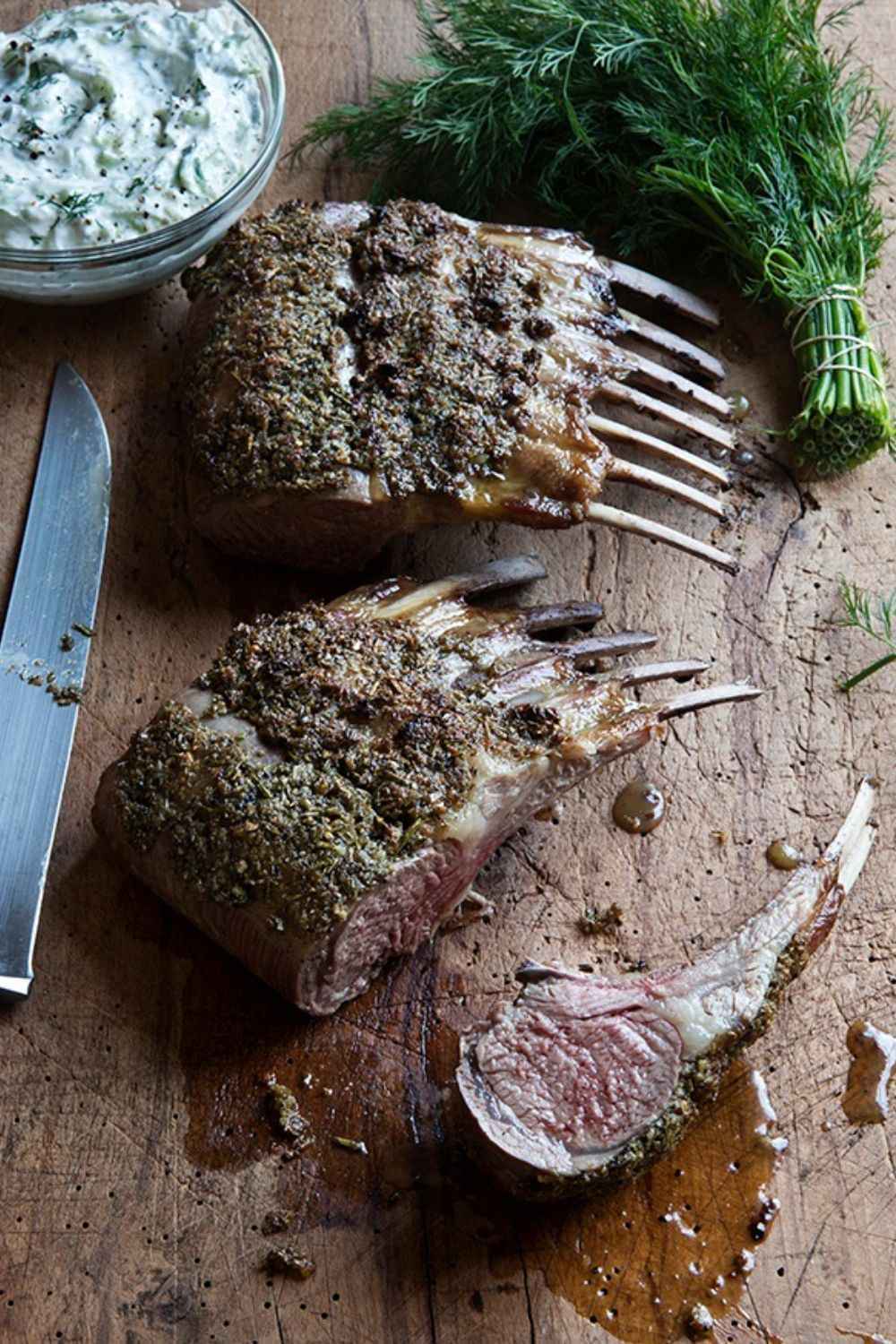 Barefoot Contessa Rosemary Rack Of Lamb With Easy Tzatziki