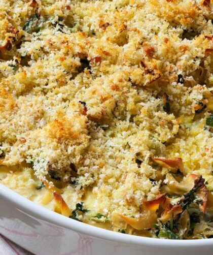 Barefoot Contessa Spinach & Ricotta Noodle Pudding